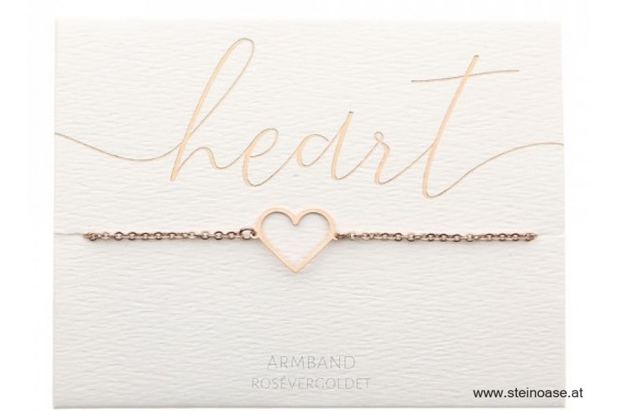 Armband Herz 'rose'